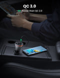 UGREEN 60712 84W Dual Port Car Charger - Space Grey