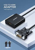 UGREEN VGA to HDMI Converter 60814 - Black