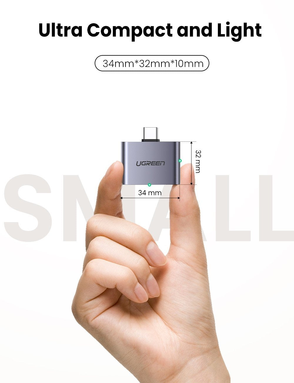 UGREEN 70312 2-in-1 USB C to C and 3.5mm Adapter - SuperSaverAU - view 7