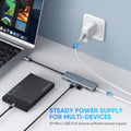 UGREEN 4-Port USB3.0 Hub with Micro USB Power Supply 70336 - SuperSaverAU - view 2