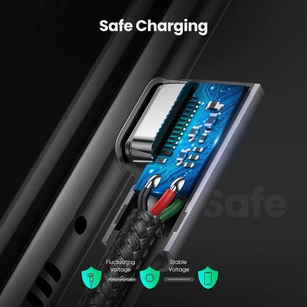 UGREEN 70529 60W Angle USB C to C Cable 1M - SuperSaverAU - view 5