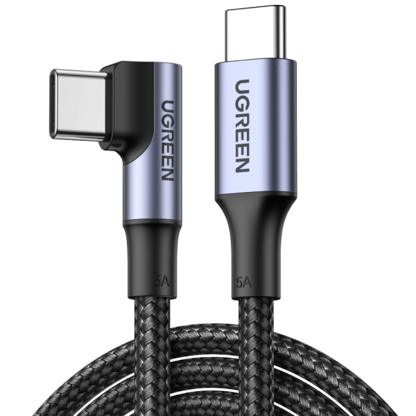 UGREEN 100W Right Angle USB-C to USB-C Cable 2M