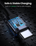 UGREEN 100W Right Angle USB-C to USB-C Cable 2M