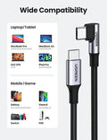 UGREEN 100W Right Angle USB-C to USB-C Cable 2M