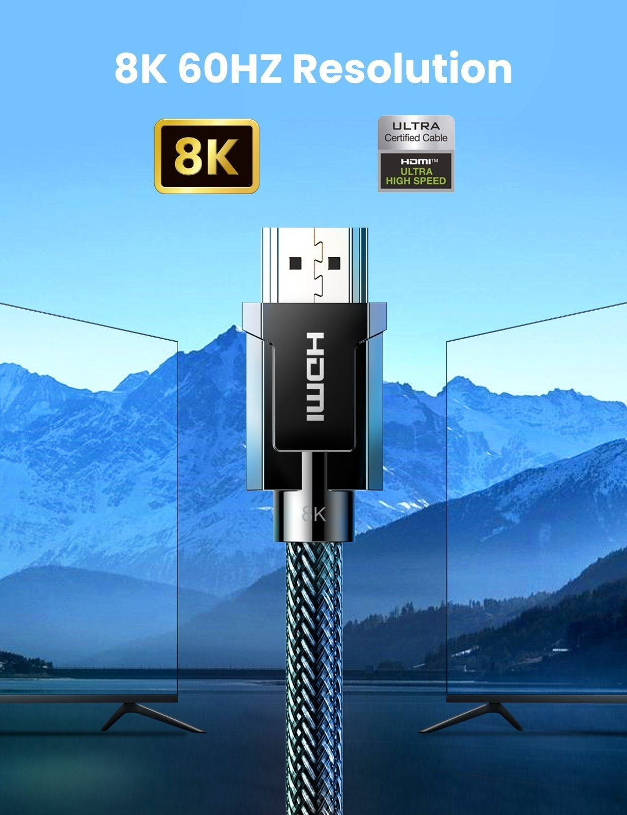 UGREEN 80602 8K HDMI 2.1 Cable 3M - SuperSaverAU - view 3