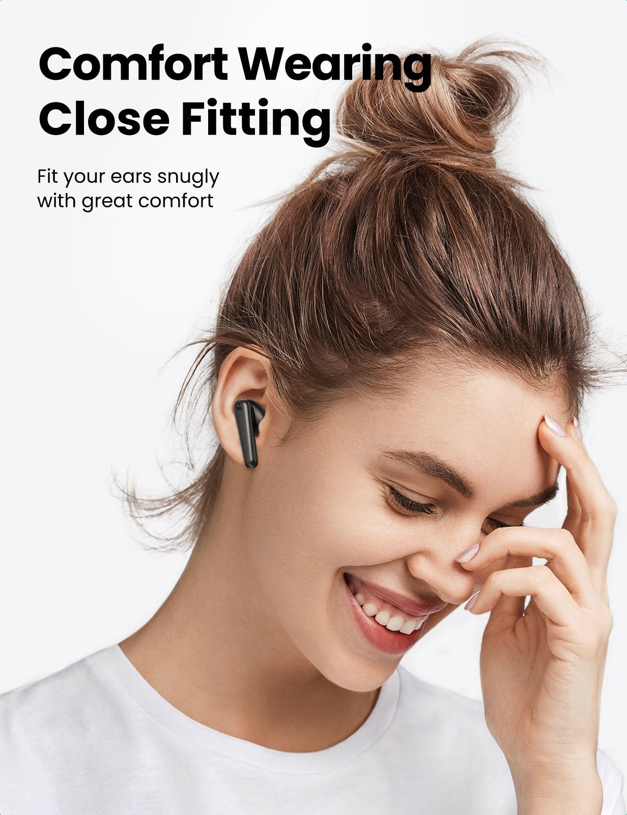 UGREEN 80651 T1 Wireless Earbuds Black - SuperSaverAU - view 3