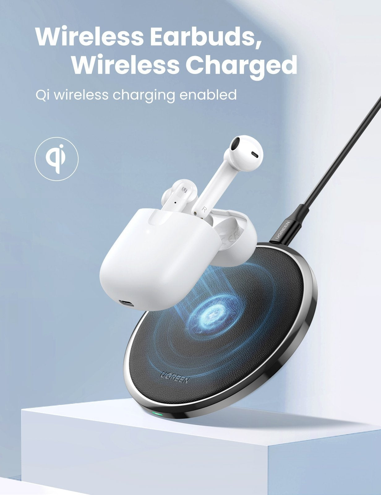 UGREEN 80652 HiTune T2 Wireless Earbuds - White