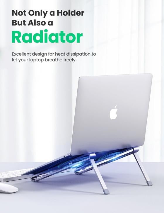UGREEN 80705 Foldable Aluminum Laptop Stand Holder - SuperSaverAU - view 3