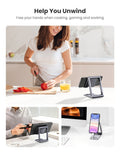 UGREEN 80708 Adjustable Aluminum Phone Holder - SuperSaverAU - view 3