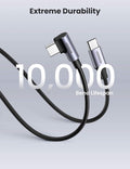 UGREEN 80714 USB-C 2.0 to Angle USB-C Cable Black 3M - SuperSaverAU - view 6