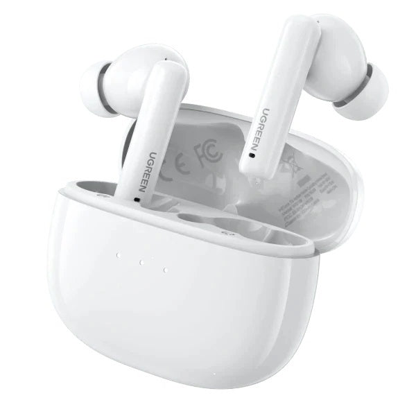 UGREEN 90206 HiTune T3 Active Noise-Cancelling Wireless Earbuds (White) - SuperSaverAU - view 1