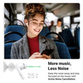 UGREEN 90206 HiTune T3 Active Noise-Cancelling Wireless Earbuds (White) - SuperSaverAU - view 3