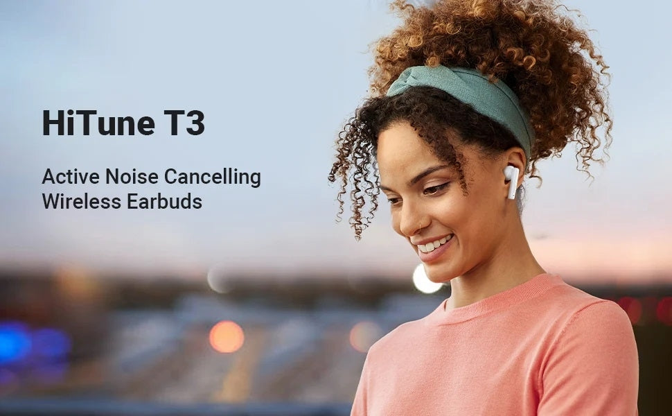 UGREEN 90206 HiTune T3 Active Noise-Cancelling Wireless Earbuds (White) - SuperSaverAU - view 5