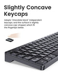 UGREEN 104-Key Wireless Keyboard, 2.4G, ANSI Layout, Red LED, 10m Range - SuperSaverAU - view 2