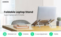 UGREEN Aluminum Notebook Stand, 5-Level Adjustable, Foldable & Portable, Up to 17.3" - SuperSaverAU - view 2