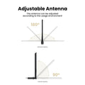 UGREEN AC650 6dBi High Gain Dual Band Wireless USB Adapter - 5G/2.4G, Plug & Play - SuperSaverAU - view 4