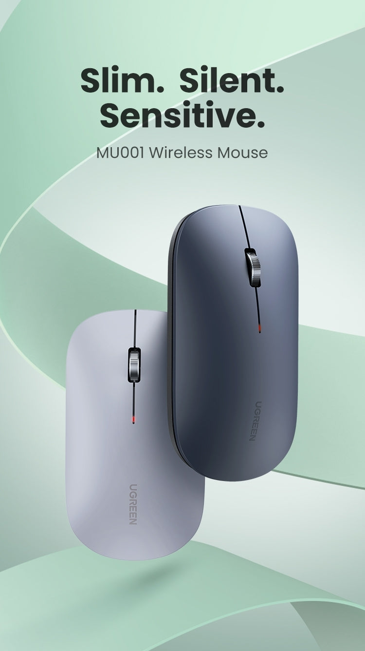 UGREEN Slim 2.4G Wireless Mouse - 4-Level Adjustable DPI, Ultra Silent, Portable - SuperSaverAU - view 4