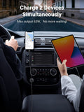 UGREEN 90645 63W USB-C Dual-Port Fast Car Charger