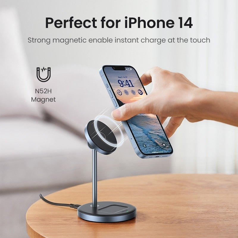 UGREEN 90668 2-in-1 Magnetic Wireless Charging Station - SuperSaverAU - view 4