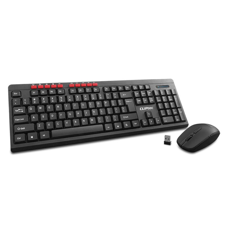 CLiPtec ESSENTIAL AIR WIRELESS MULTIMEDIA KEYBOARD AND MOUSE COMBO SET - SuperSaverAU - view 1
