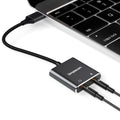 Simplecom USB to 3.5mm Audio & Microphone Adapter for TRS/TRRS Headset, 15cm - SuperSaverAU - view 4