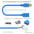 Simplcom CA315 1.5M 4FT USB 3.0 SuperSpeed Extension Cable Insulation Protected Gold Plated - SuperSaverAU - view 3