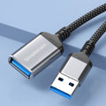 Simplecom USB 3.0 Extension Cable 2.0M, Nylon Braided, 5Gbps, USB-A Male to Female - SuperSaverAU - view 4