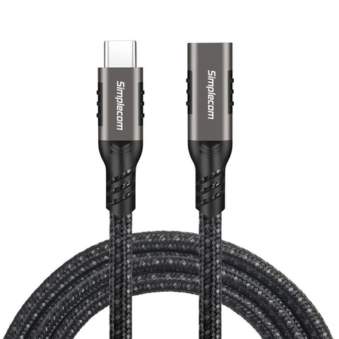 Simplecom CAU610 USB-C Extension Cable 1m 100W 20Gbps