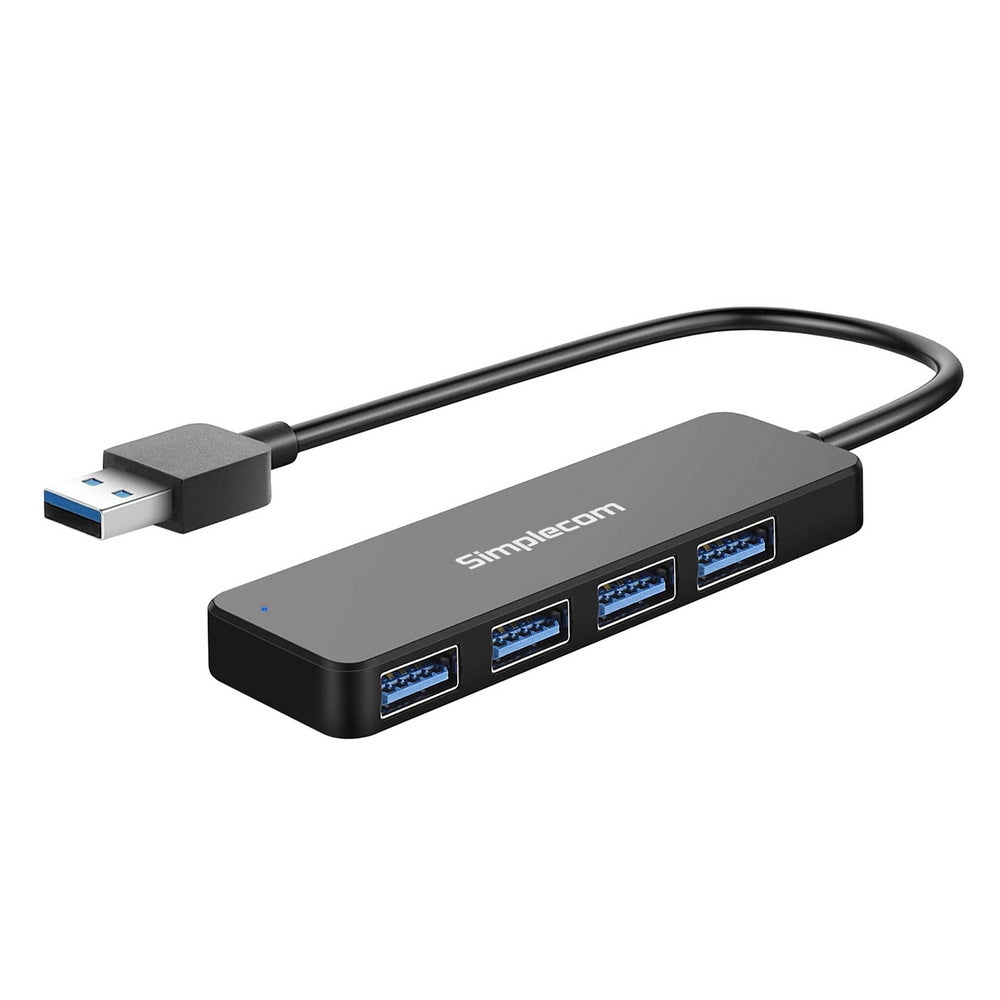 Simplecom CH342 USB 3.0 (USB 3.2 Gen 1) SuperSpeed 4 Port Hub for PC Laptop - SuperSaverAU - view 1