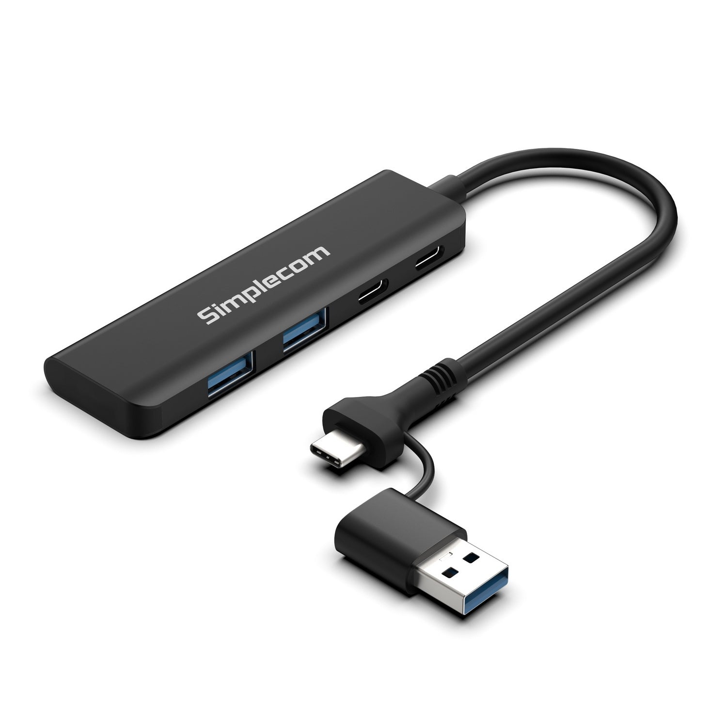 Simplecom CH385 SuperSpeed USB-A and USB-C 4-Port Combo Hub USB 3.2 Gen 1 (2x USB-A and 2x USB-C Ports) - SuperSaverAU - view 2