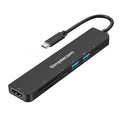 Simplecom CH547 USB-C 7-in-1 Multiport Adapter USB Hub HDMI Card Reader PD - SuperSaverAU - view 2