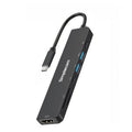Simplecom CH547 USB-C 7-in-1 Multiport Adapter USB Hub HDMI Card Reader PD - SuperSaverAU - view 3