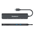 Simplecom CH547 USB-C 7-in-1 Multiport Adapter USB Hub HDMI Card Reader PD - SuperSaverAU - view 4