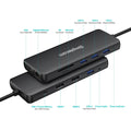 Simplecom CHN612 USB-C 12-in-1 Multiport Docking Station Dual HDMI + VGA Triple Display Gigabit LAN - SuperSaverAU - view 4