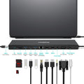 Simplecom CHN622 USB-C 12 in 1 Docking Station Laptop Stand
