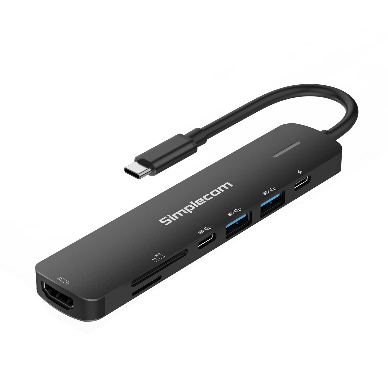 Simplecom CHT570 USB-C SuperSpeed 7-in-1 Multiport Hub Adapter HDMI 2.0 Docking Station - SuperSaverAU - view 2