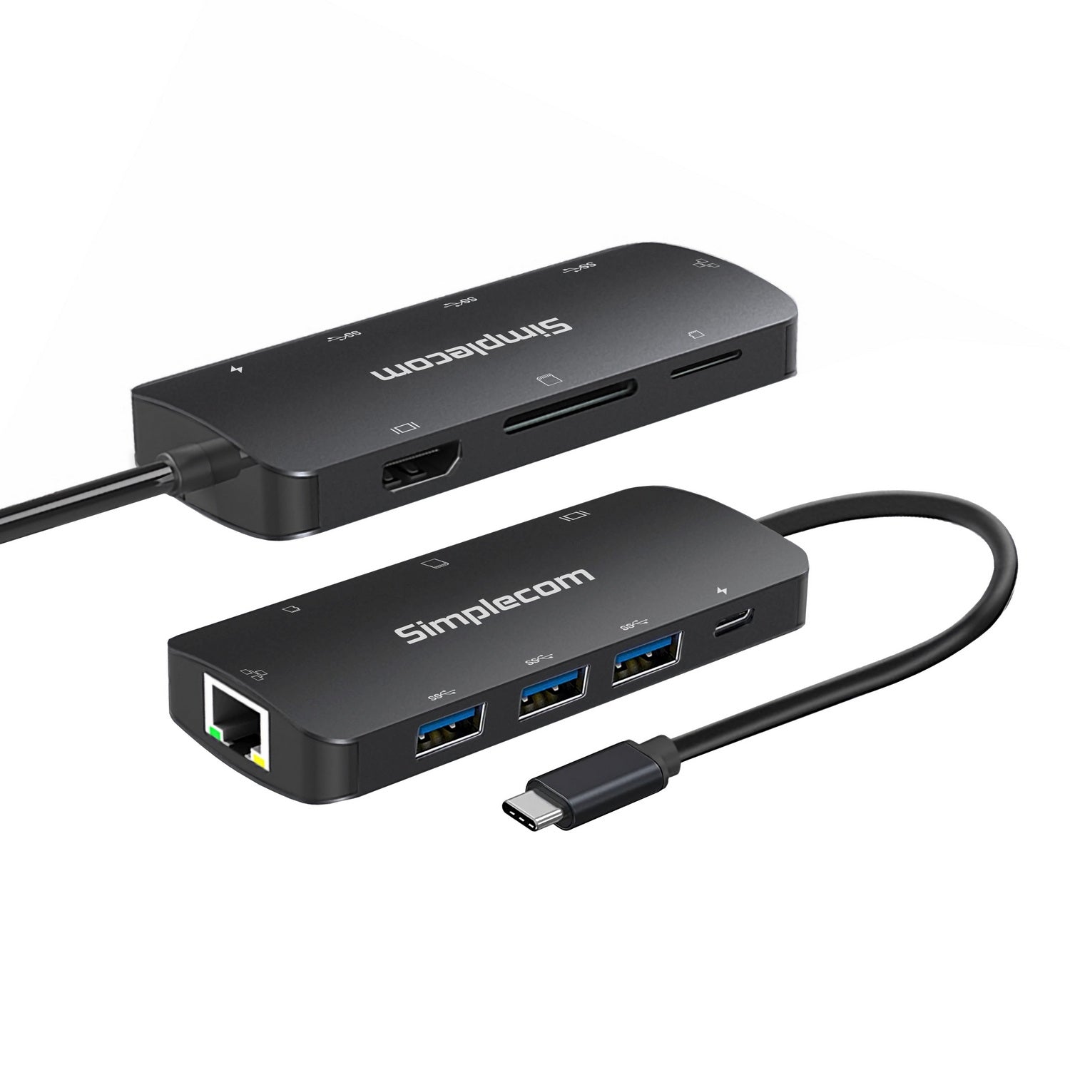 Simplecom CHT580 USB-C SuperSpeed 8-in-1 Multiport Hub Adapter HDMI 2.0 Docking Station - SuperSaverAU - view 2