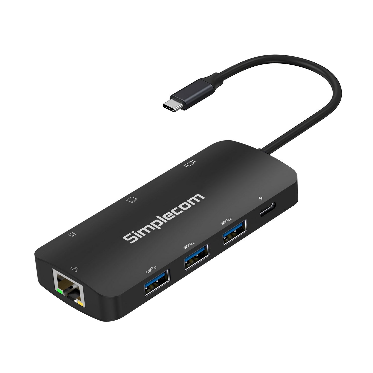 Simplecom CHT580 USB-C SuperSpeed 8-in-1 Multiport Hub Adapter HDMI 2.0 Docking Station - SuperSaverAU - view 3