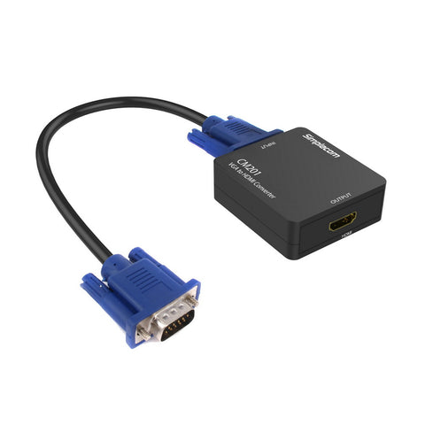 Simplecom CM201 VGA to HDMI Converter with Audio 1080p