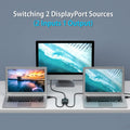 Simplecom Bi-Directional DisplayPort Switch 1.4, 8K@30Hz, USB Powered, Compact - SuperSaverAU - view 5