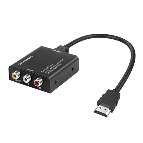 Simplecom CM401v2 Composite AV CVBS to HDMI 1080p Converter