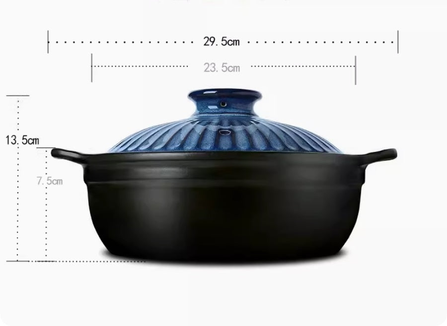 Color King Casserole Blue 1600ML, Heat Resistant, Ergonomic, Dishwasher Safe - SuperSaverAU - view 1