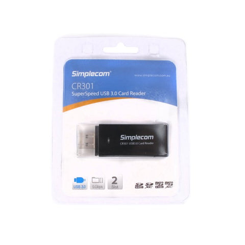 Simplecom CR301 SuperSpeed USB 3.0 Card Reader