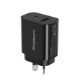 Simplecom CU220 Dual Port PD 20W Fast Wall Charger USB-C + USB-A for Phone Tablet - SuperSaverAU - view 2