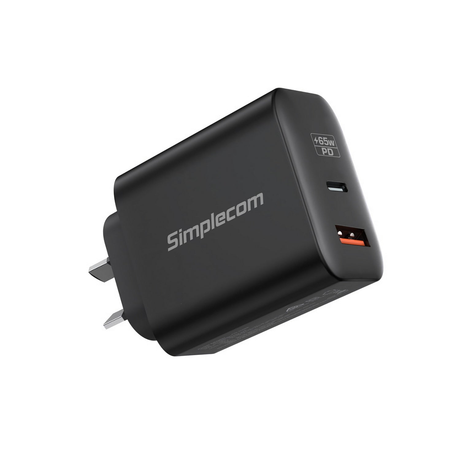 Simplecom CU265 Dual Port 65W USB-C GaN Fast Charger