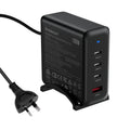 Simplecom CU400 4-Port PD 100W GaN Fast Charger 3xUSB-C + USB-A for Phone Tablet Laptop - SuperSaverAU - view 2