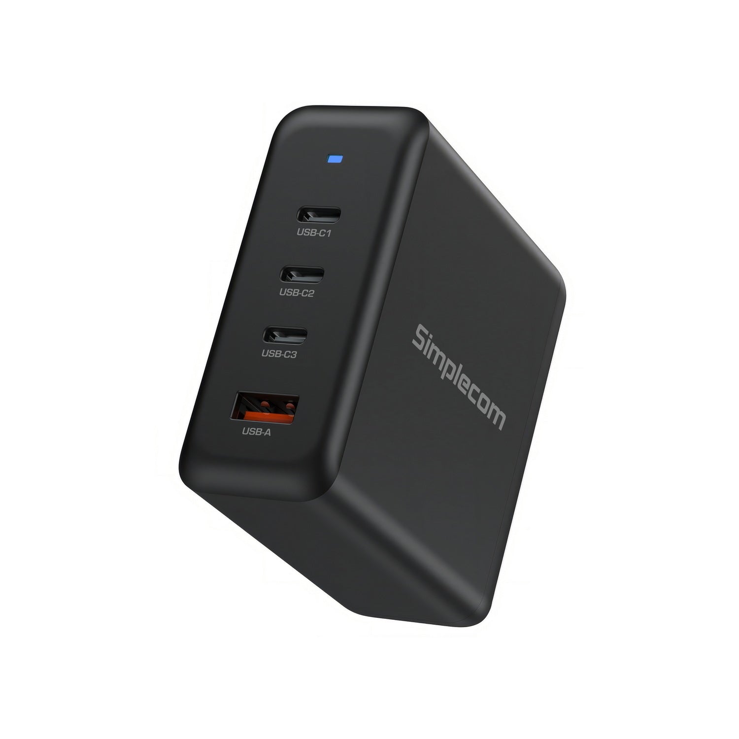 Simplecom CU400 4-Port PD 100W GaN Fast Charger 3xUSB-C + USB-A for Phone Tablet Laptop - SuperSaverAU - view 3
