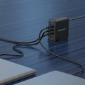 Simplecom CU400 4-Port PD 100W GaN Fast Charger 3xUSB-C + USB-A for Phone Tablet Laptop - SuperSaverAU - view 5