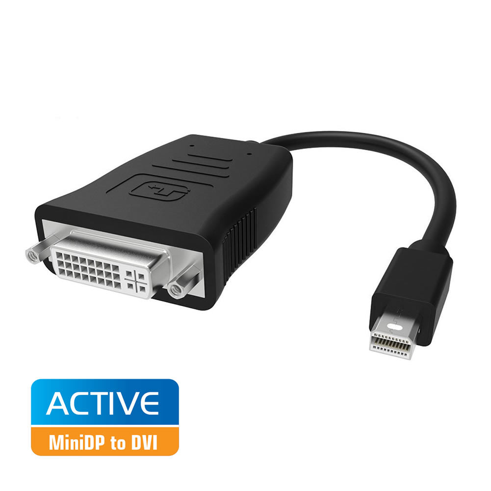Simplecom Active Mini DisplayPort to DVI Adapter 4K UHD Thunderbolt Eyefinity Compatible - SuperSaverAU - view 1