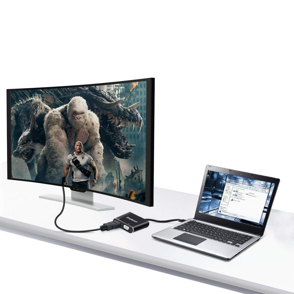 Simplecom DA316A USB to HDMI + VGA Video Card Adapter with 3.5mm Audio - SuperSaverAU - view 4